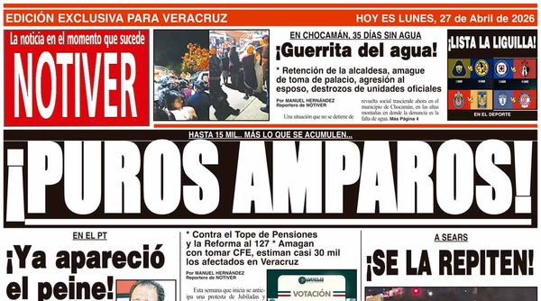LA PORTADA - LUNES 27 DE ABRIL 2026