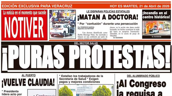LA PORTADA - MARTES 21 DE ABRIL 2026