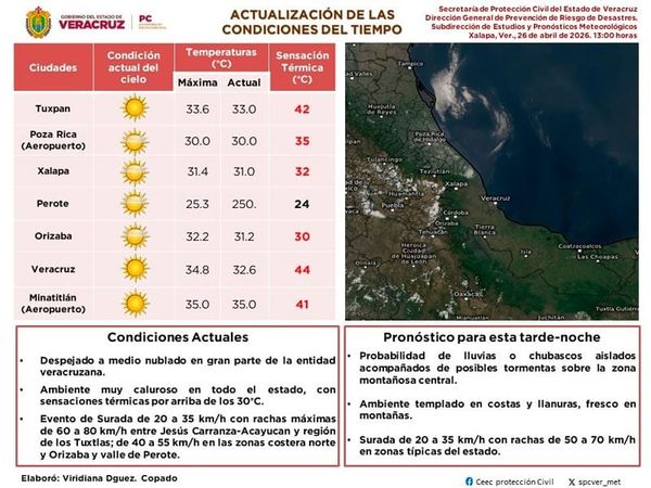 ¡TEMPERATURAS DE 43°C! - *Por ola de calor