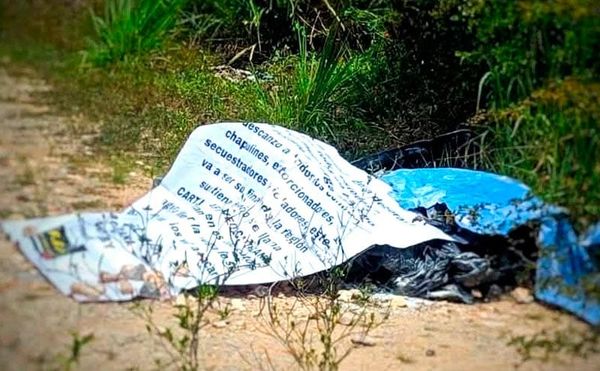 ¡APARECEN BOLSAS CON RESTOS HUMANOS EN AGUA DULCE!