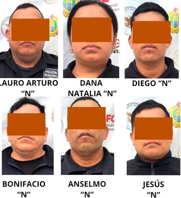 ¡CAPTURAN A 6 POLICÍAS! - LA SSP Y DEFENSA LES ASEGURARON BOLSAS CON MARIHUANA Y EQUIPO TÁCTICO