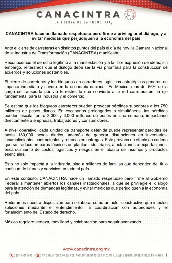 ¡PIERDEN MILLONADA! - POR BLOQUEOS CARRETEROS