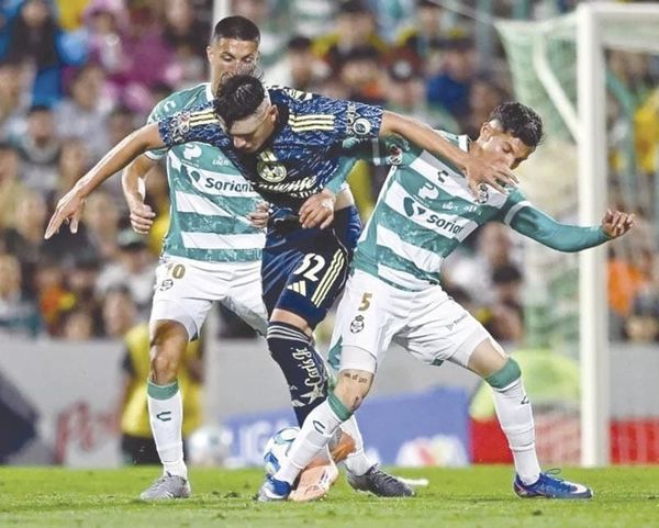 ¡NO PUEDE EL AMÉRICA CON EL ÚLTIMO LUGAR SANTOS!