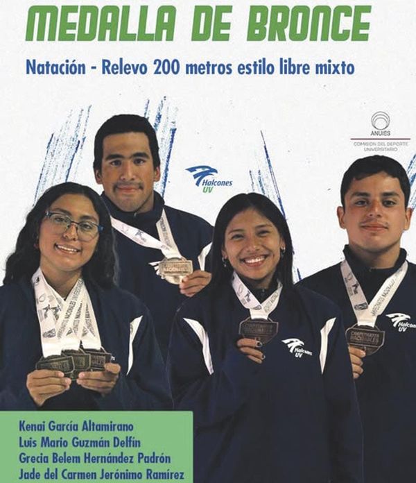 ¡BRILLAN NADADORES DE HALCONES UV EN NACIONAL UNIVERSITARIO!