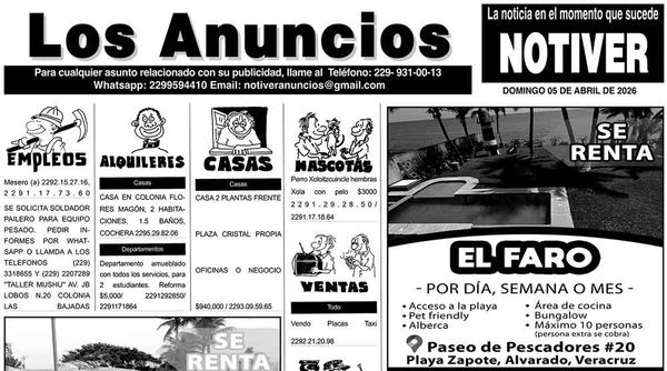 ...LOS ANUNCIOS, AVISOS Y DEMÁS! - DOMINGO, 5 DE ABRIL 2026