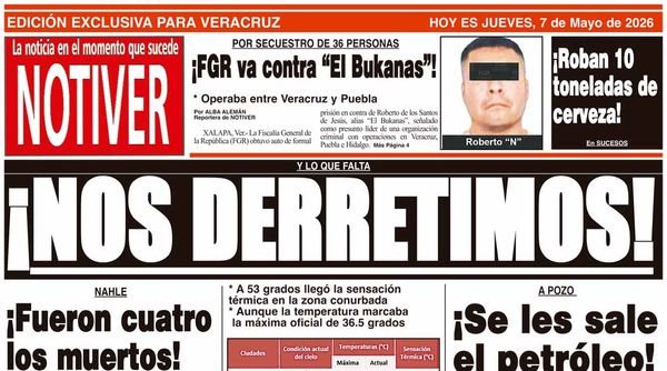 LA PORTADA - JUEVES 7 DE MAYO 2026