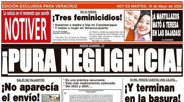 LA PORTADA - MARTES 19 DE MAYO 2026
