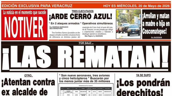 LA PORTADA - MIÉRCOLES 20 DE MAYO 2026
