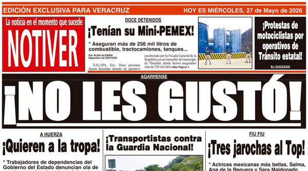 LA PORTADA - MIIÉRCOLES 27 DE MAYO 2026