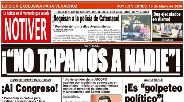 LA PORTADA - VIERNES 15 DE MAYO 2026