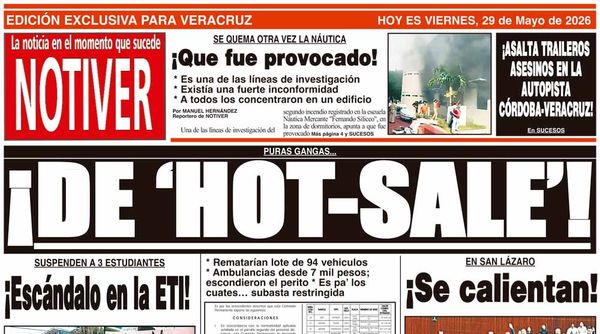 LA PORTADA - VIERNES 29 DE MAYO 2026