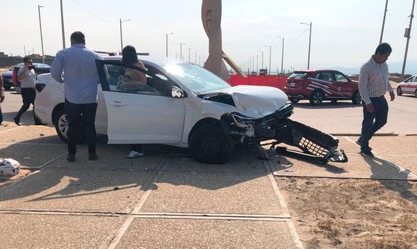 ¡TRANCAZO EN EL BULEVAR DE COATZA!
