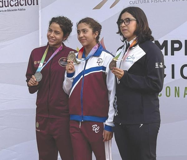 ¡SE BAÑAN EN ORO Y PLATA EN OLIMPIADA NACIONAL!