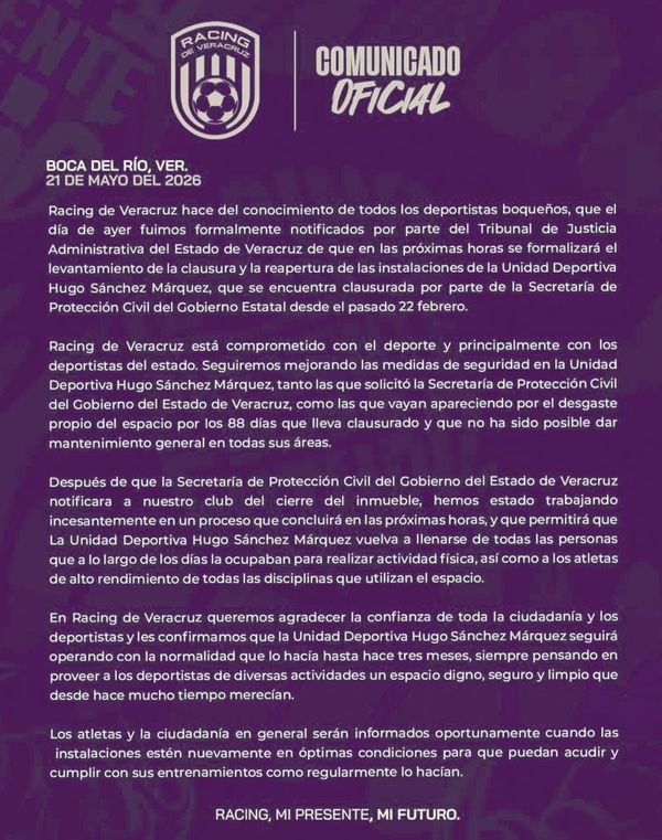 ¡TERMINA CLAUSURA DE LA UD. “HUGO SÁNCHEZ”!
