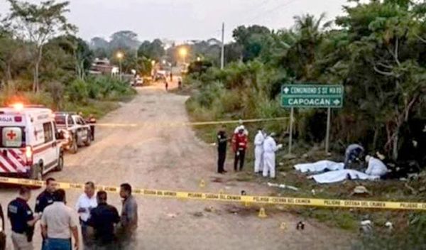 ¡APARECEN TRES HOMBRES EJECUTADOS EN MINATITLÁN!