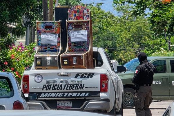 ¡FGR ASEGURA MÁQUINAS MINI CASINOS EN LA COLONIA 21 DE ABRIL