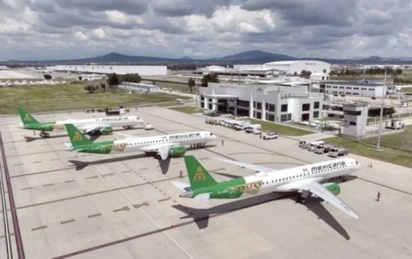 ¡RECIBE MEXICANA SEXTO EMBRAER EN AIFA!