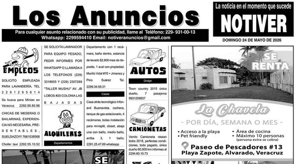 ...LOS ANUNCIOS, AVISOS Y DEMÁS! - DOMINGO, 24 DE MAYO 2026