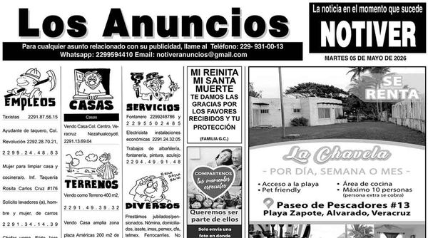 ...LOS ANUNCIOS, AVISOS Y DEMÁS! - MARTES, 5 DE MAYO 2026