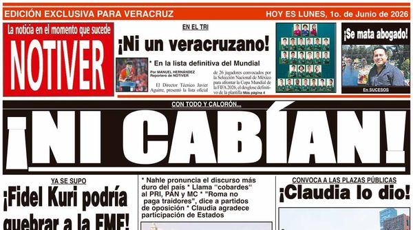 LA PORTADA - LUNES 1 DE JUNIO 2026