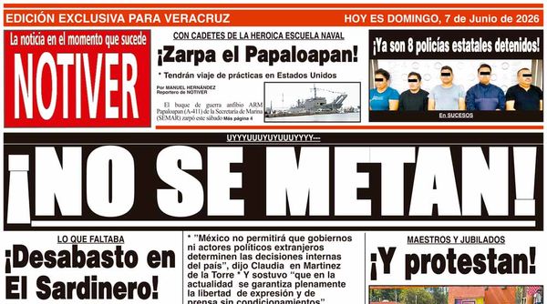 LA PORTADA - DOMINGO 7 DE JUNIO 2026