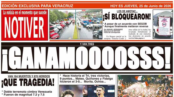 LA PORTADA - JUEVES 25 DE JUNIO 2026