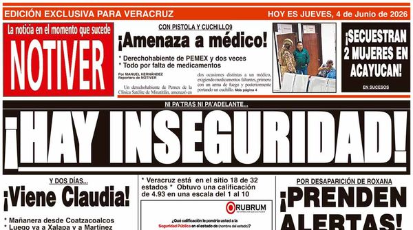 LA PORTADA - JUEVES 4 DE JUNIO 2026