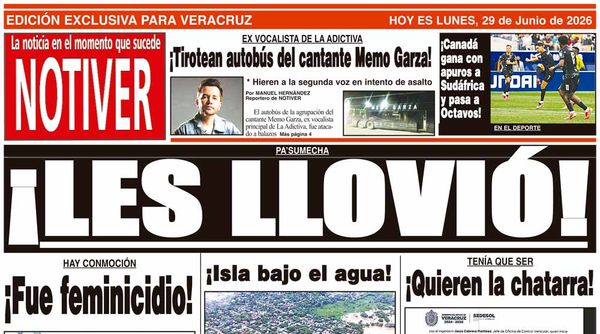 LA PORTADA - LUNES 29 DE JUNIO 2026