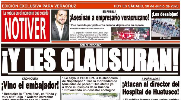 LA PORTADA - SÁBADO 20 DE JUNIO 2026