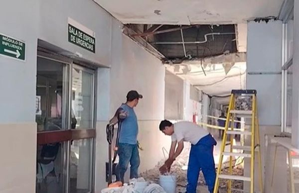 ¡FUE POR LAS LLUVIAS! - *Daños en Urgencias del IMSS