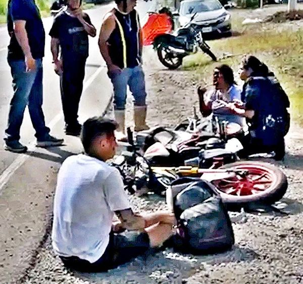 ¡JOVENCITA DESFIGURADA EN ACCIDENTE DE MOTO!