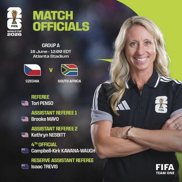 ¡TORI PENSO, SEGUNDA MUJER EN ARBITRAR UN PARTIDO DEL MUNDIAL!