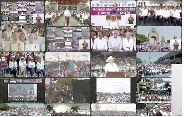 ¡MOVILIZA MORENA A SEGUIDORES Y SE PLACEAN ASPIRANTES!