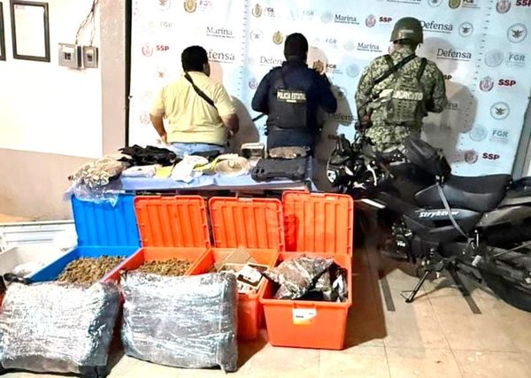 ¡ASEGURARON 40 KILOS DE MARIHUANA EN MINATITLÁN!