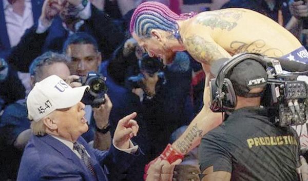 ¡TRUMP FESTEJÓ SU CUMPLEAÑOS CON PELEAS DE UFC EN LA CASA BLANCA!
