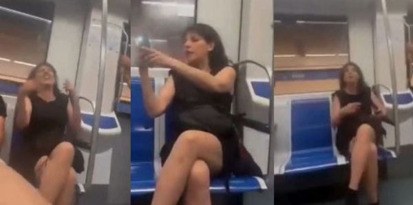 ¡ATAQUE XENÓFOBO EN EL METRO, ESCUPE A TURISTA CHILENA Y AGREDE A PASAJEROS!