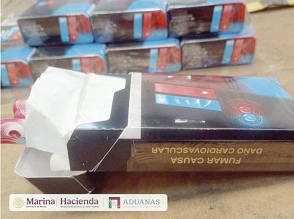 ¡ASEGURAN 1.2 MILLONES DE CIGARRILLOS EN EL AICM!