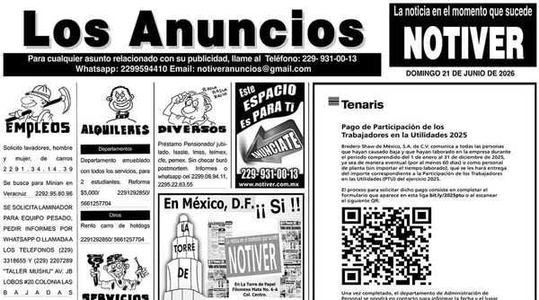 ...LOS ANUNCIOS, AVISOS Y DEMÁS! - DOMINGO, 21 DE JUNIO 2026
