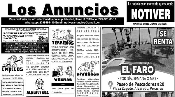 ...LOS ANUNCIOS, AVISOS Y DEMÁS! - MARTES, 9 DE JUNIO 2026