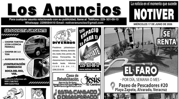 ...LOS ANUNCIOS, AVISOS Y DEMÁS! - MIÉRCOLES, 17 DE JUNIO 2026