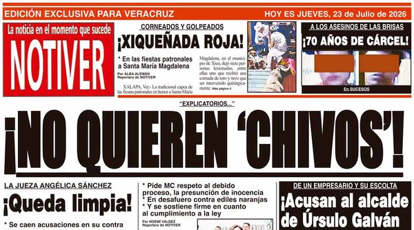 LA PORTADA - JUEVES 23 DE JULIO 2026