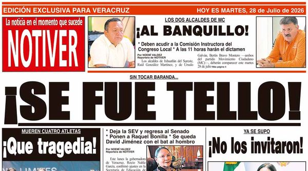 LA PORTADA - MARTES 28 DE JULIO 2026