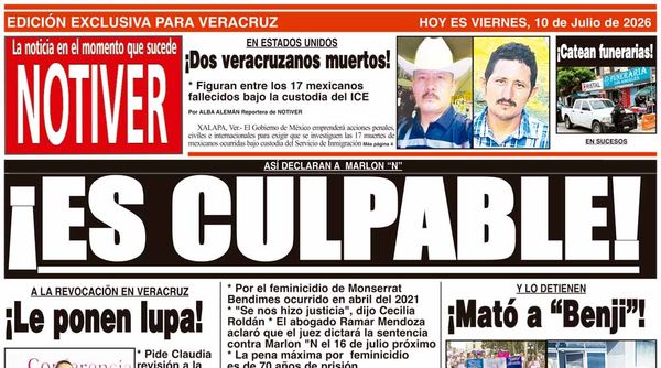 LA PORTADA - VIERNES 10 DE JULIO 2026