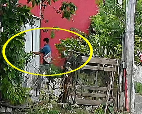 ¡GRABAN A “AMANTE DE LO AJENO” ENTRANDO A ROBAR A VIVIENDA!