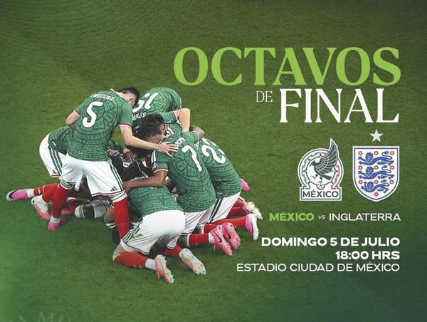 ¡INGLATERRA EL DOMINGO FRENTE AL TRICOLOR DE AGUIRRE!