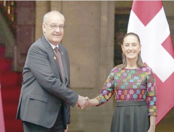 ¡SHEINBAUM RECIBE AL PRESIDENTE DE SUIZA!