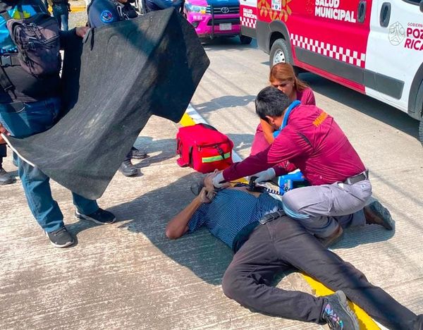 ¡MUERE TAXISTA POR INFARTO FULMINANTE!