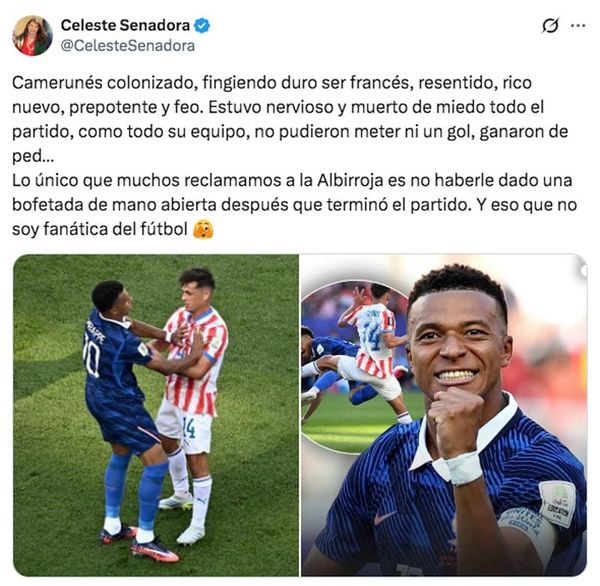 ¡ATACA SENADORA PARAGUAYA A MBAPPÉ!
