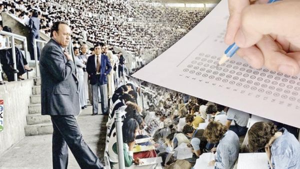 ¡ASÍ ERA EL EXAMEN DE LA UNAM EN EL ESTADIO AZTECA!