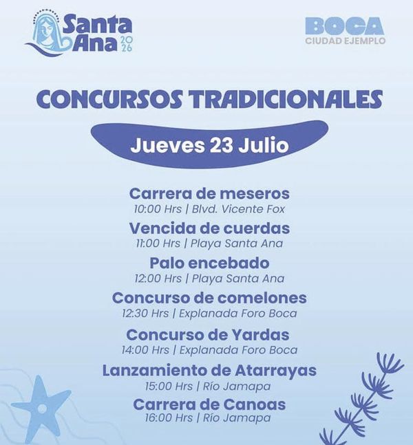 ¡FESTIVIDADES RECREATIVAS Y DEPORTIVAS!